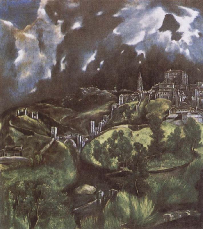 El Greco View of Toledo oil painting picture